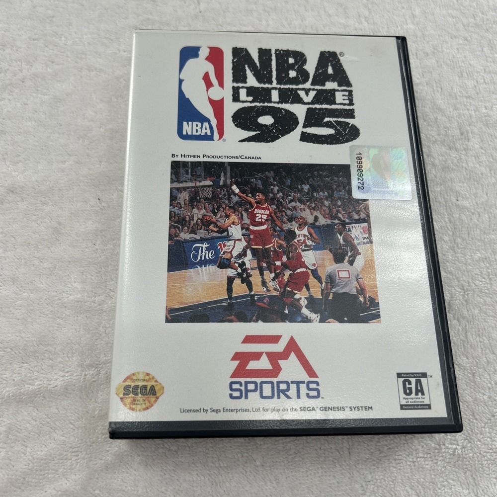 NBA Live 95 (Sega Genesis) - White EA Sports Cover